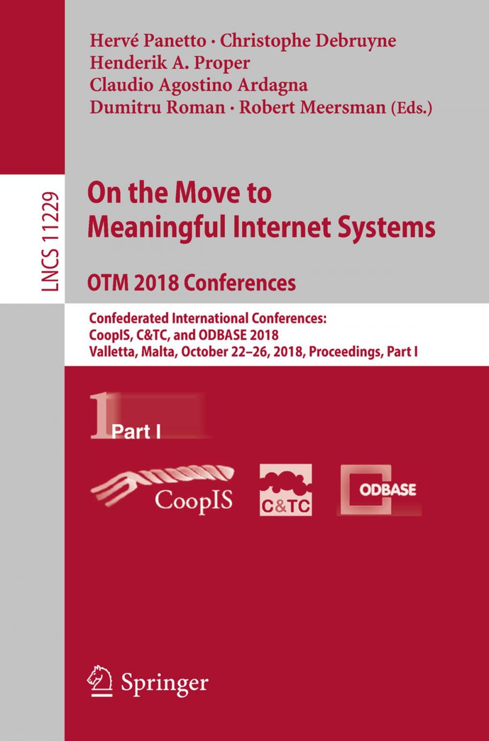 Big bigCover of On the Move to Meaningful Internet Systems. OTM 2018 Conferences