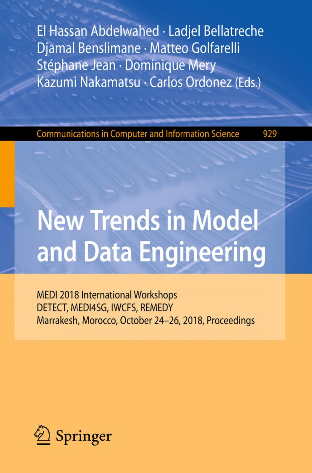 Big bigCover of New Trends in Model and Data Engineering