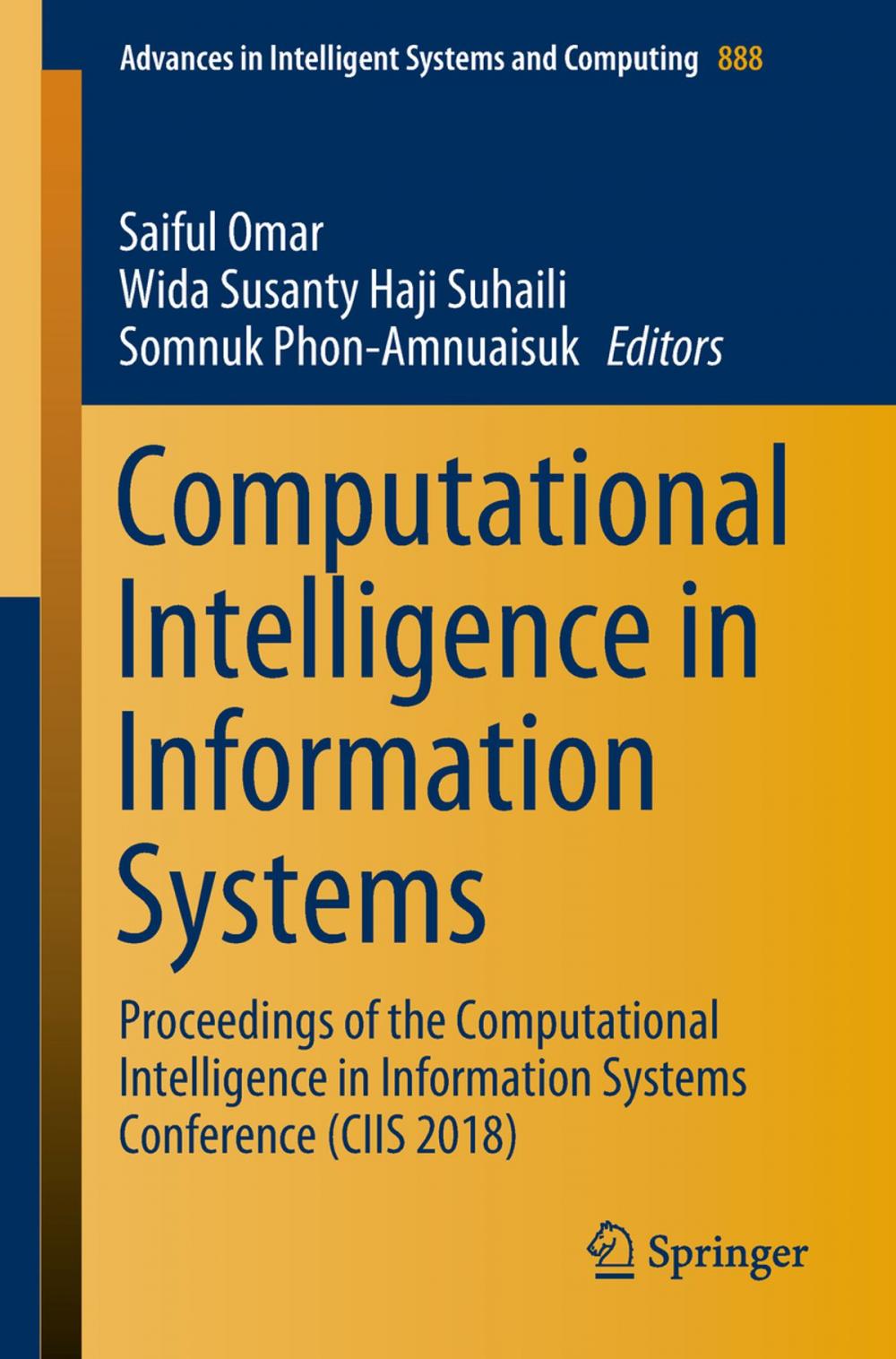 Big bigCover of Computational Intelligence in Information Systems