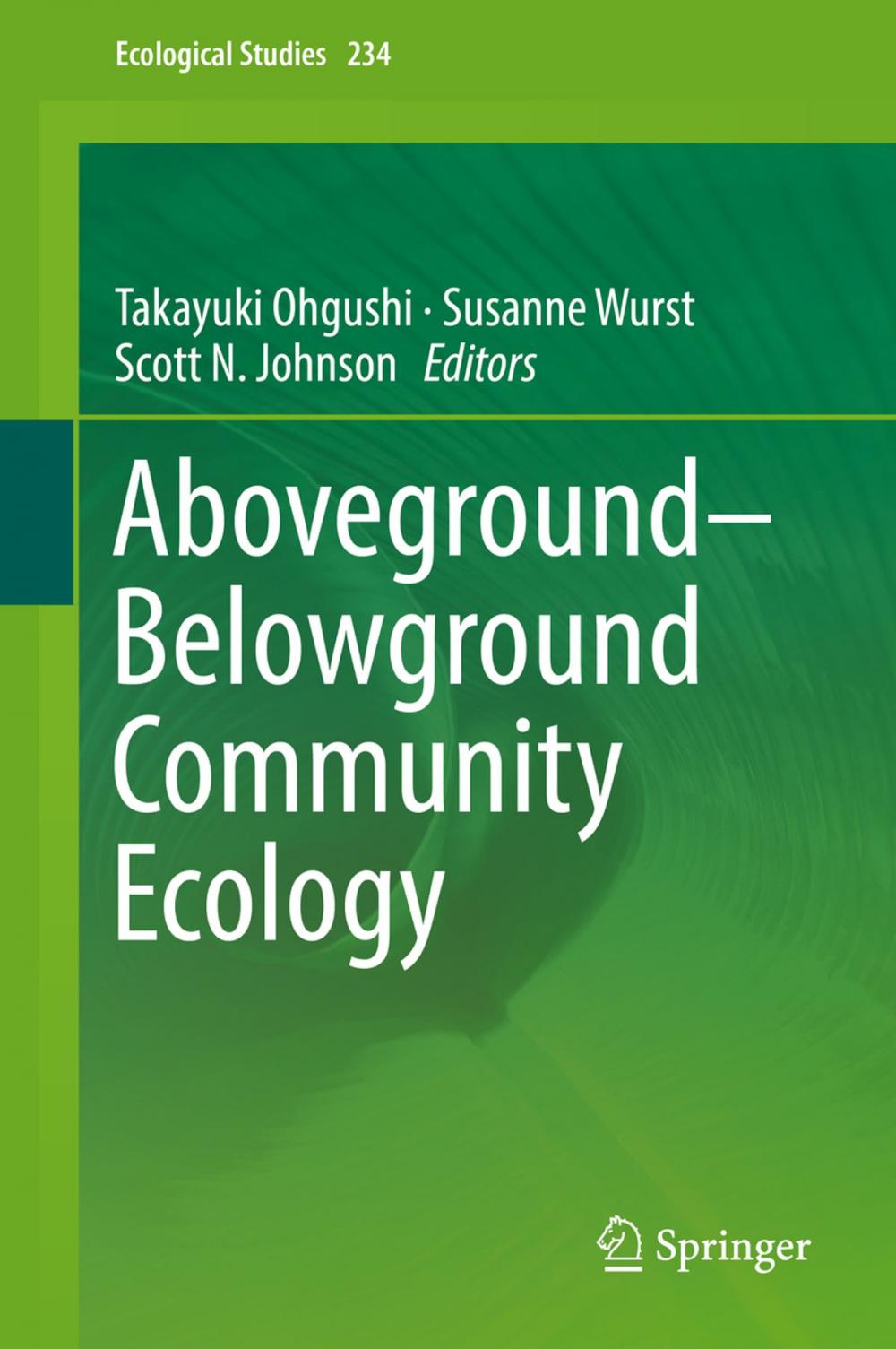 Big bigCover of Aboveground–Belowground Community Ecology