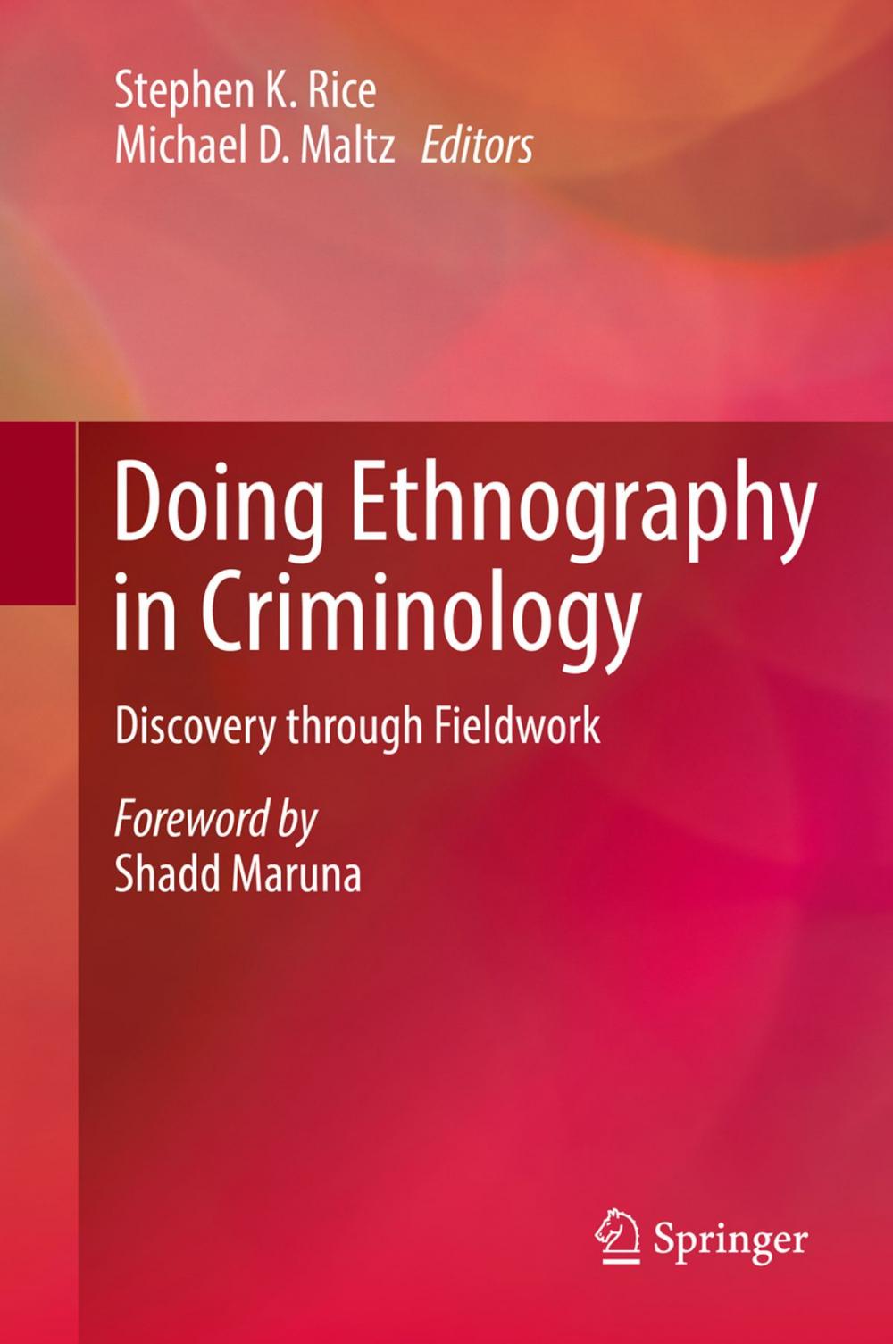 Big bigCover of Doing Ethnography in Criminology