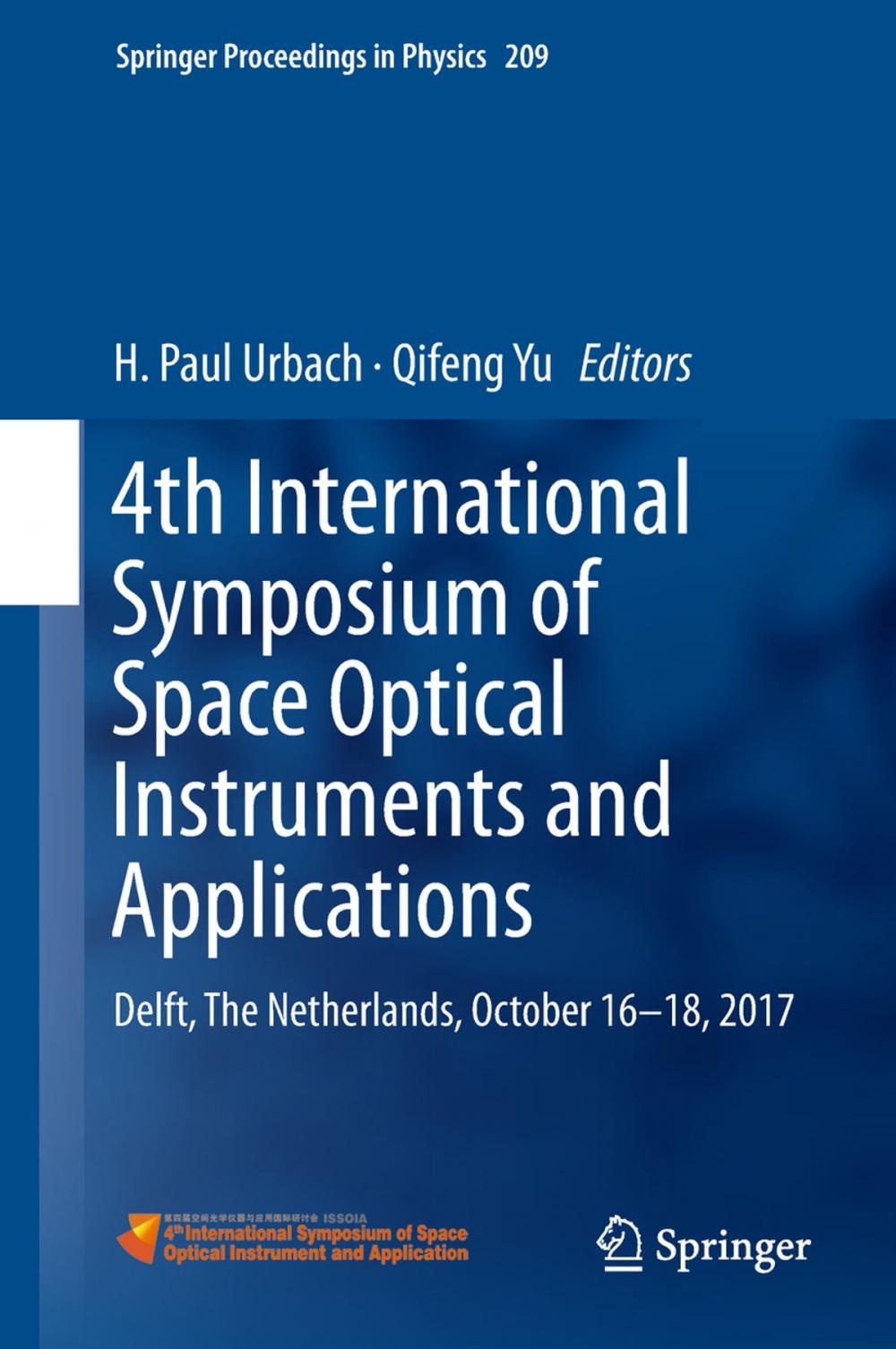 Big bigCover of 4th International Symposium of Space Optical Instruments and Applications