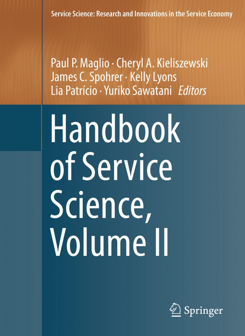 Big bigCover of Handbook of Service Science, Volume II