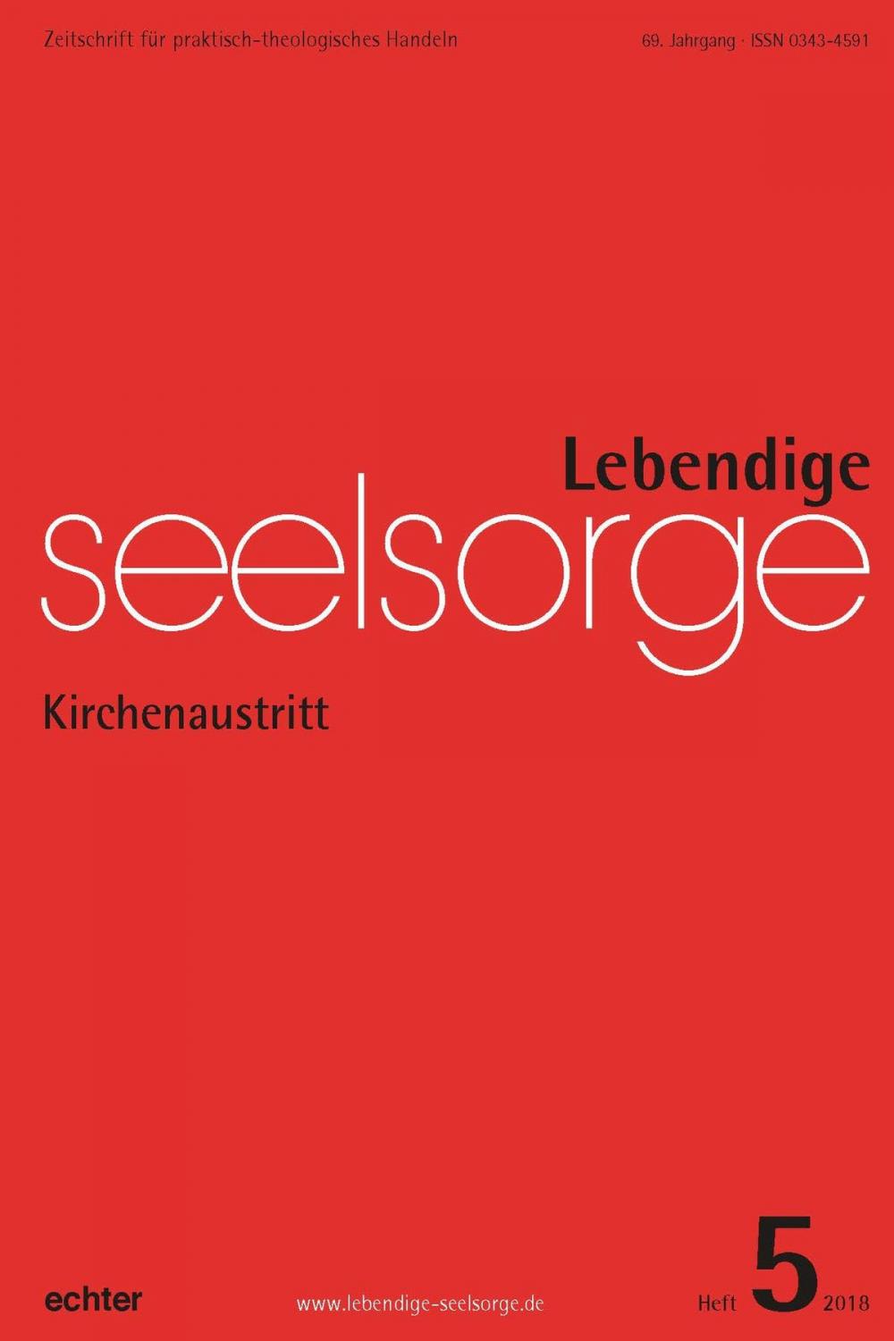 Big bigCover of Lebendige Seelsorge 5/2018