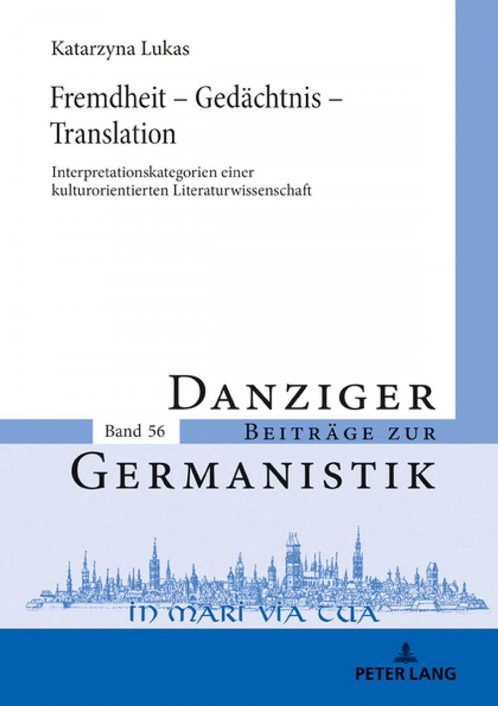 Big bigCover of Fremdheit Gedaechtnis Translation