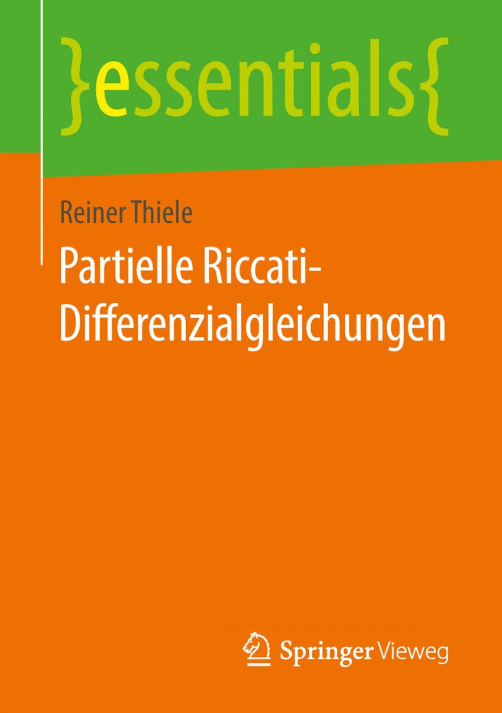 Big bigCover of Partielle Riccati-Differenzialgleichungen