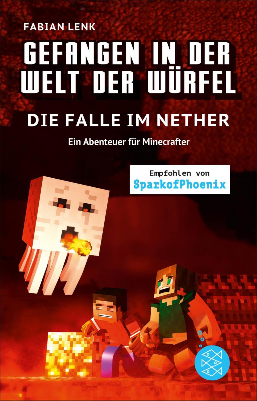 Big bigCover of Gefangen in der Welt der Würfel. Die Falle im Nether. Ein Abenteuer für Minecrafter