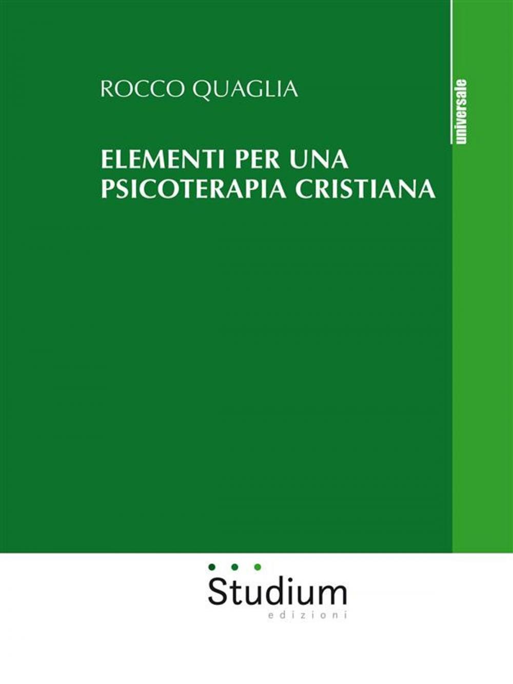 Big bigCover of Elementi per una psicoterapia cristiana