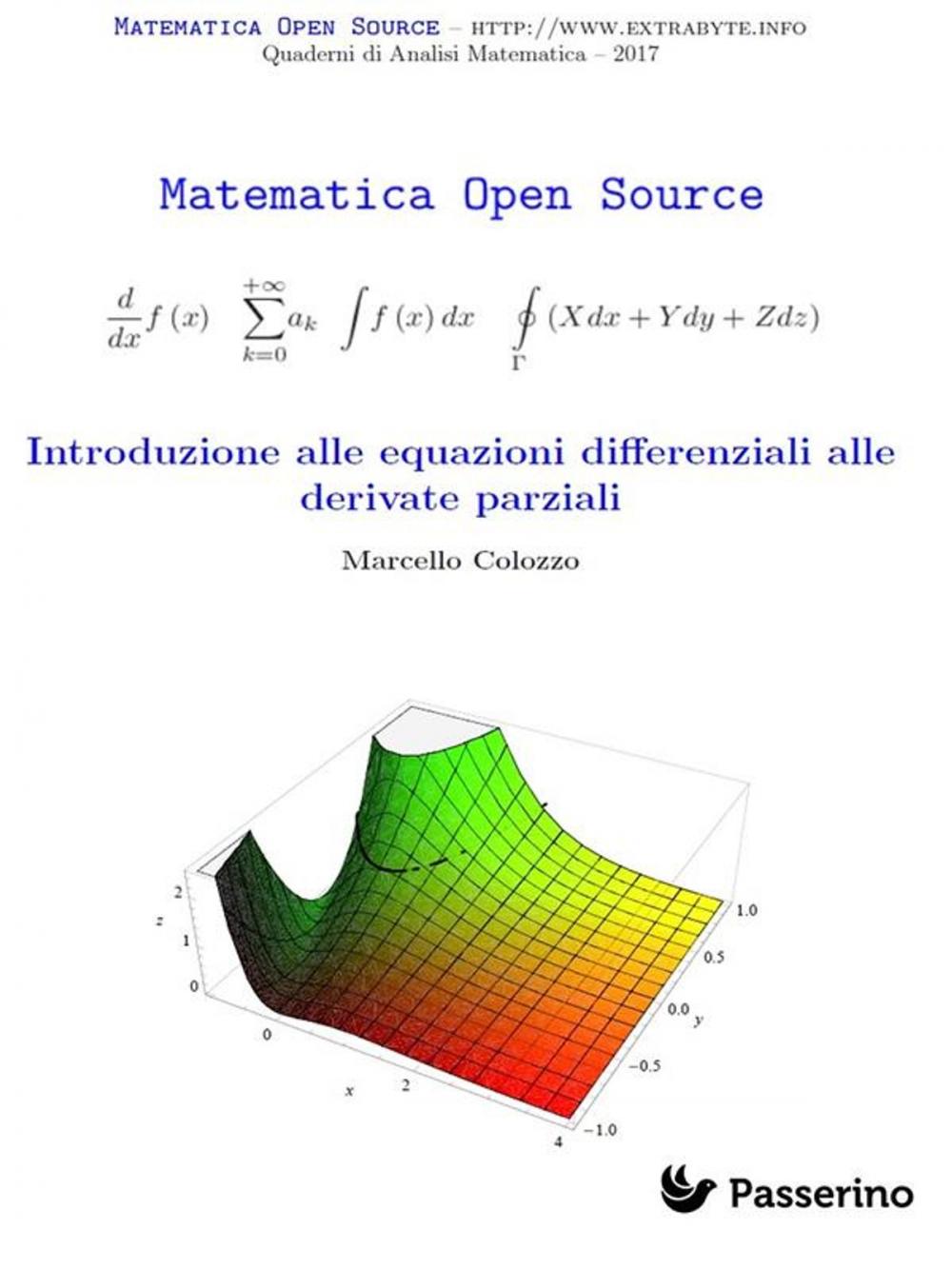 Big bigCover of Introduzione alle equazioni differenziali alle derivate parziali