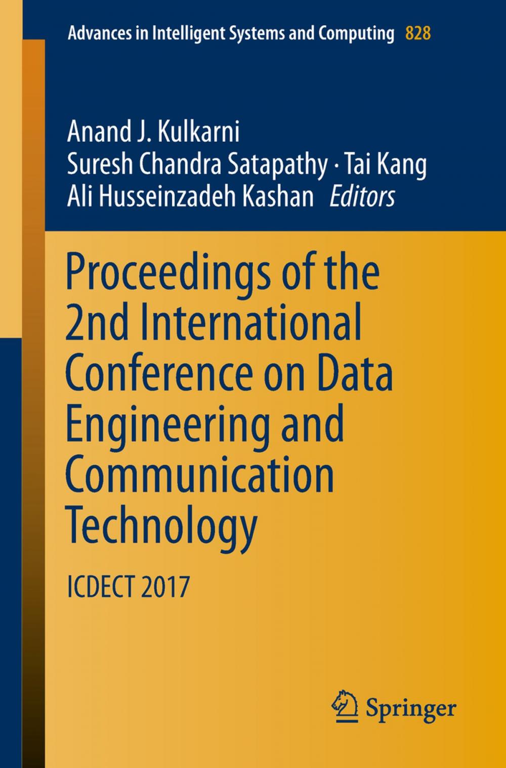 Big bigCover of Proceedings of the 2nd International Conference on Data Engineering and Communication Technology