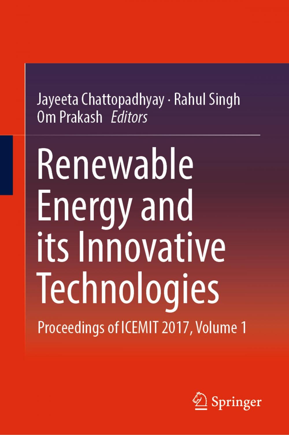 Big bigCover of Renewable Energy and its Innovative Technologies