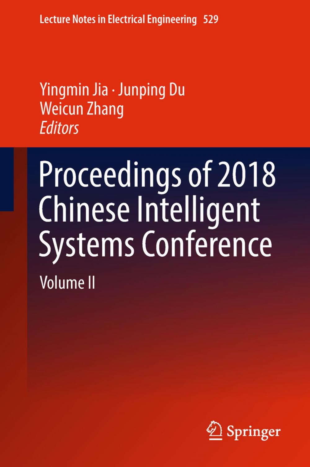 Big bigCover of Proceedings of 2018 Chinese Intelligent Systems Conference