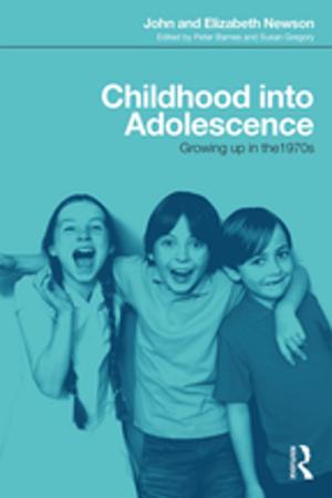 Book cover of Childhood into Adolescence