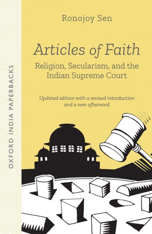 Cover of the book Articles of Faith by Ronojoy Sen, OUP India