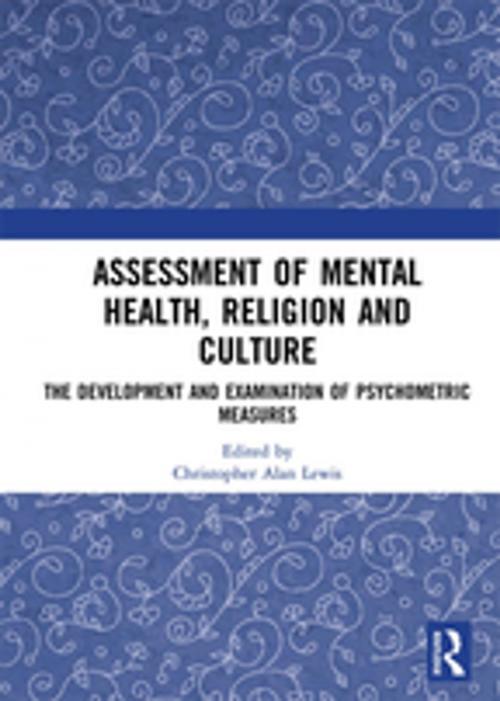Cover of the book Assessment of Mental Health, Religion and Culture by , Taylor and Francis