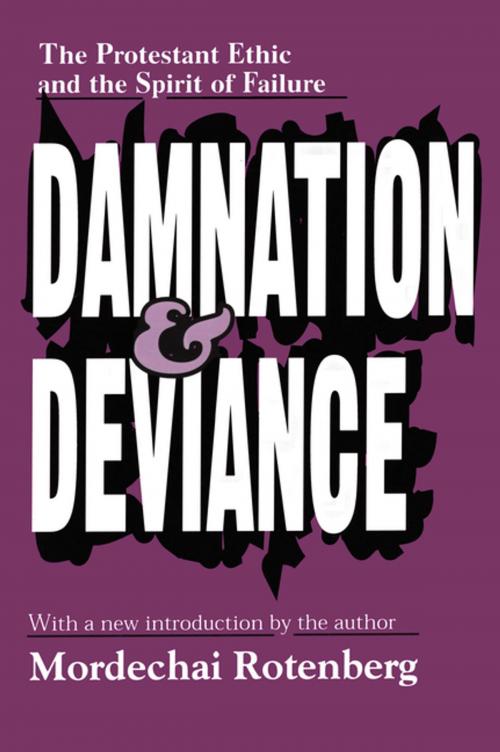 Cover of the book Damnation and Deviance by Mordechai Rotenberg, Taylor and Francis