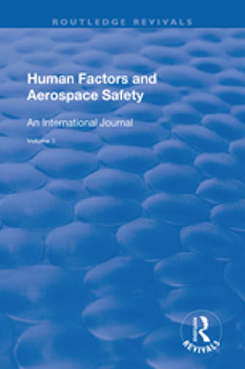 Cover of the book Human Factors and Aerospace Safety by , Taylor and Francis