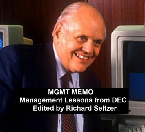 Cover of the book MGMT MEMO: Management Lessons from DEC by , Seltzer Books