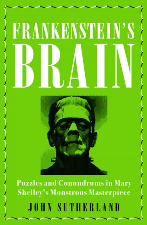 Cover of the book Frankenstein’s Brain by John Sutherland, Icon Books Ltd