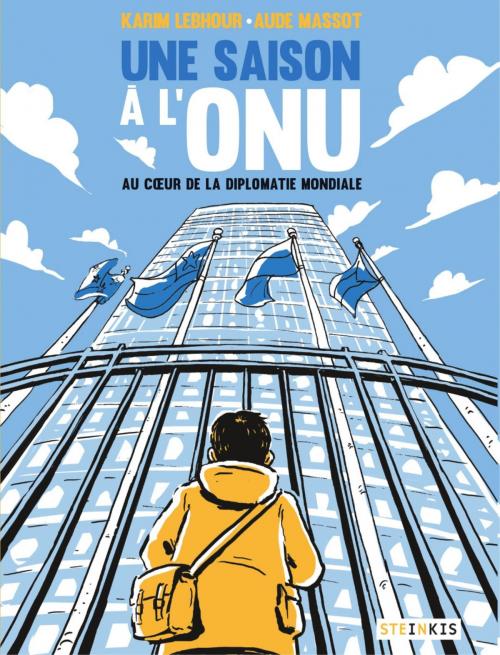 Cover of the book Une saison à l'ONU by Karim Lebhour, Steinkis BD