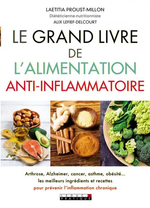 Cover of the book Le grand livre de l'alimentation anti-inflammatoire by Laetitia Proust-Millon, Alix Lefief-Delcourt, Éditions Leduc.s