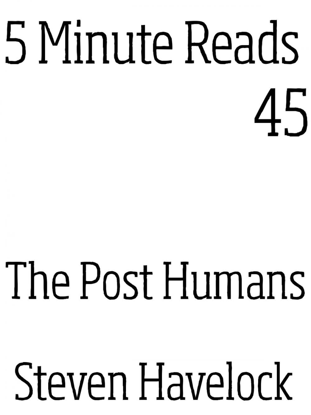 Big bigCover of The Post Humans