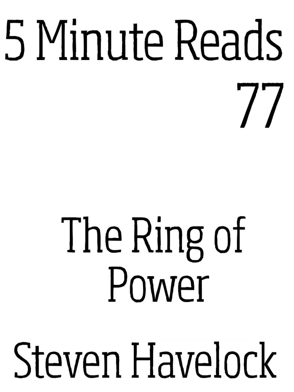 Big bigCover of The Ring of Power