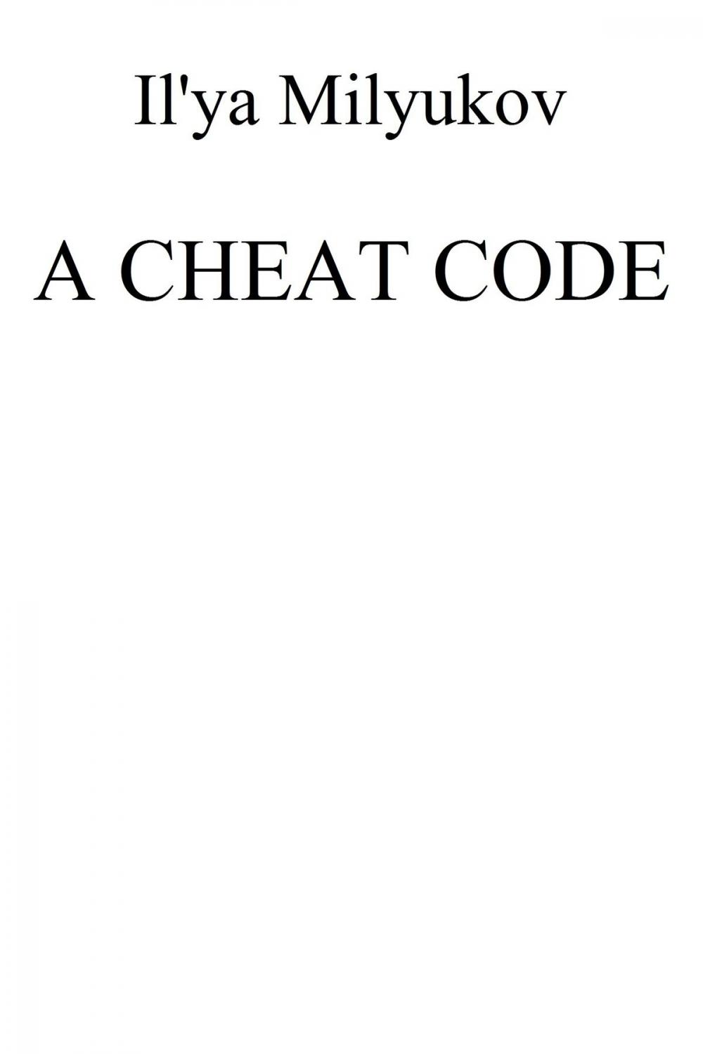 Big bigCover of A Cheat Code