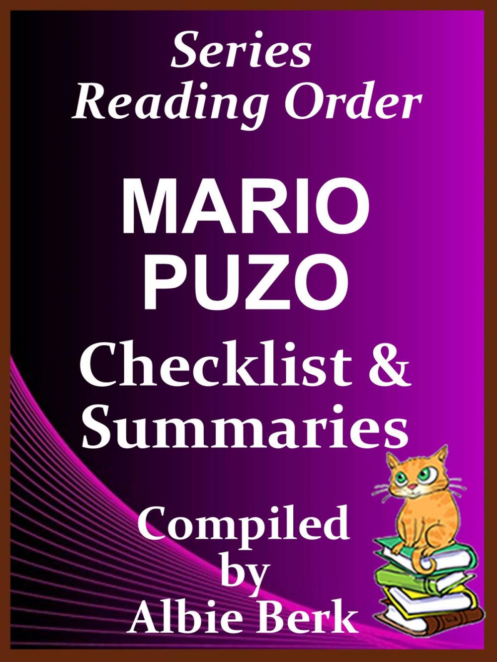 Big bigCover of Mario Puzo: Series Reading Order - with Summaries & Checklist