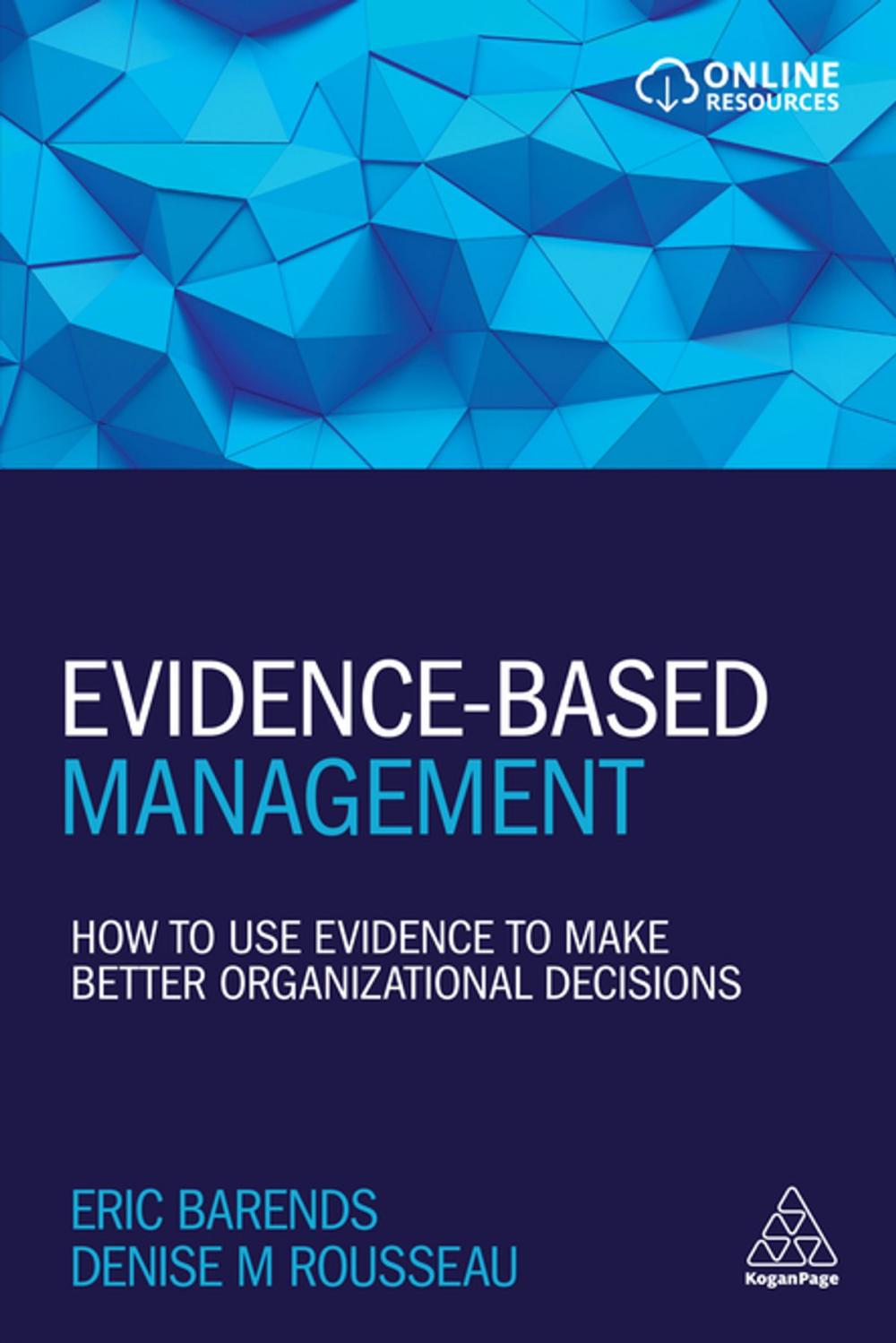 Big bigCover of Evidence-Based Management