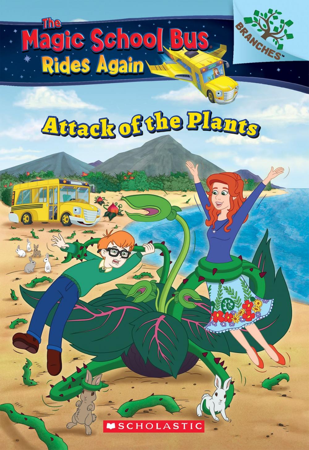 Big bigCover of Attack of the Plants: A Branches Book (The Magic School Bus Rides Again)