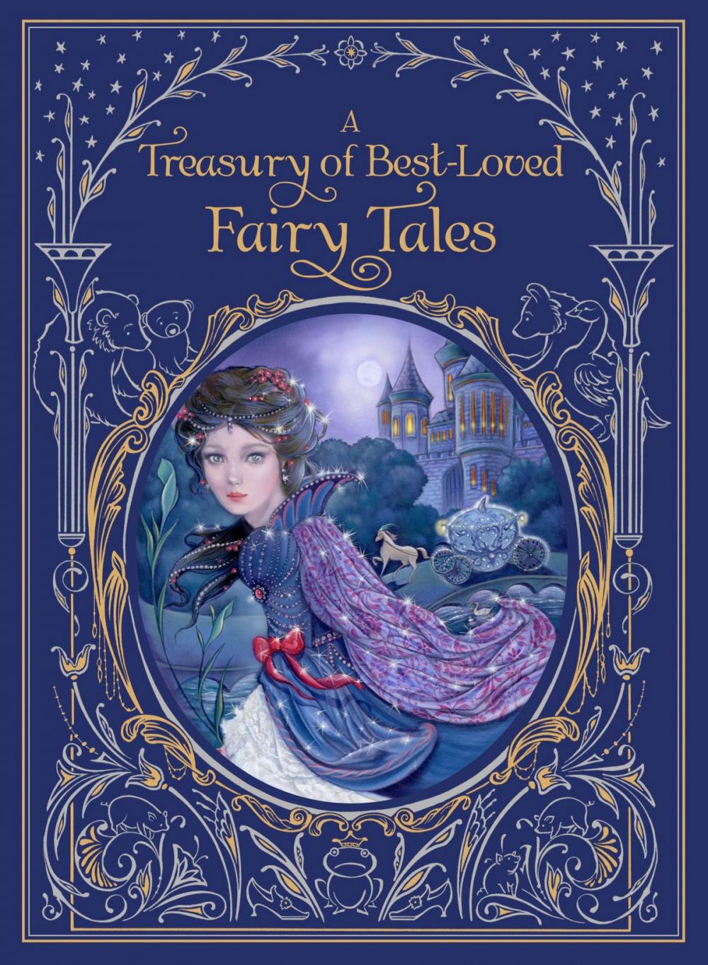 Big bigCover of A Treasury of Best-Loved Fairy Tales (Barnes & Noble Collectible Editions)