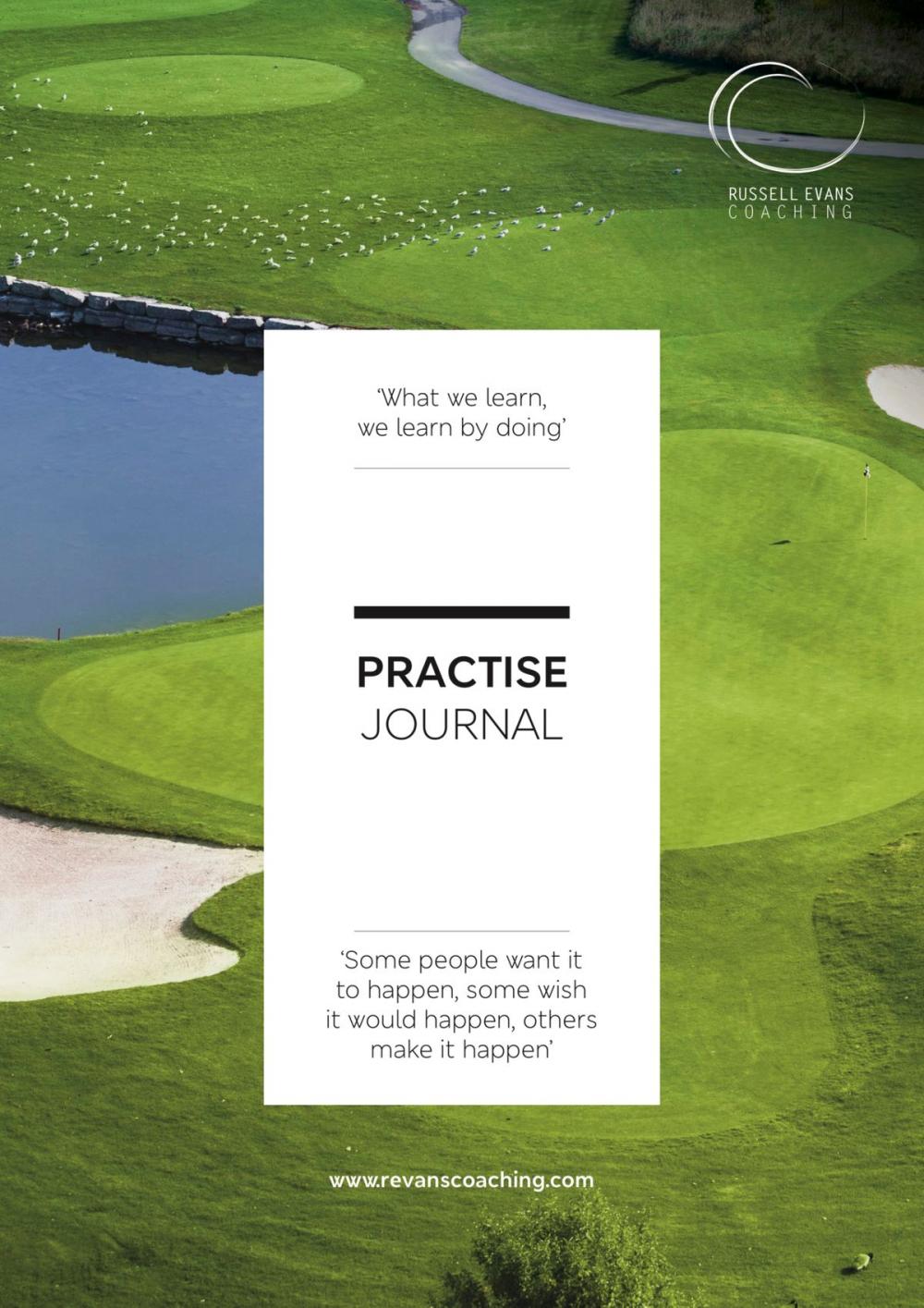 Big bigCover of Practise Journal - Your Golfing Practise Bible