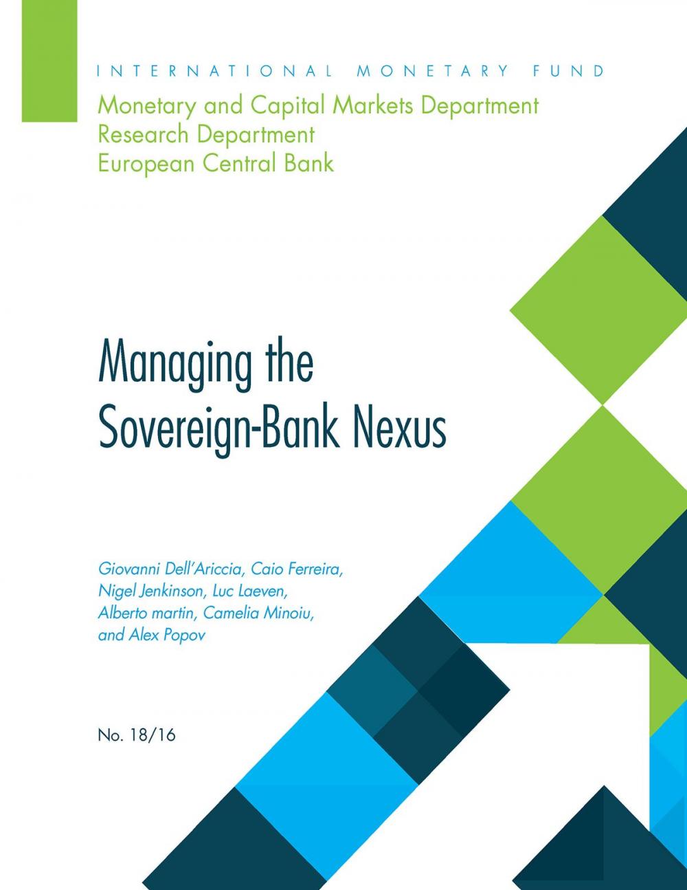 Big bigCover of Managing the Sovereign-Bank Nexus