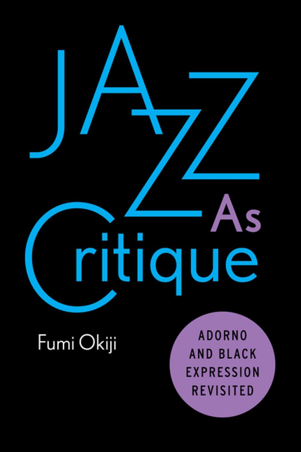 Big bigCover of Jazz As Critique