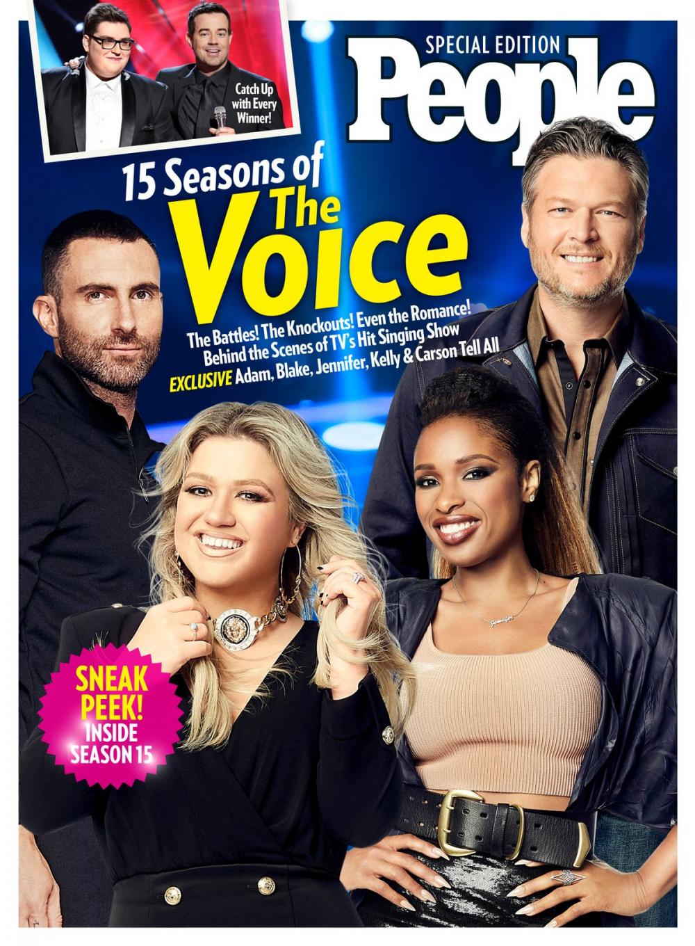 Big bigCover of PEOPLE 15 Seasons of The Voice