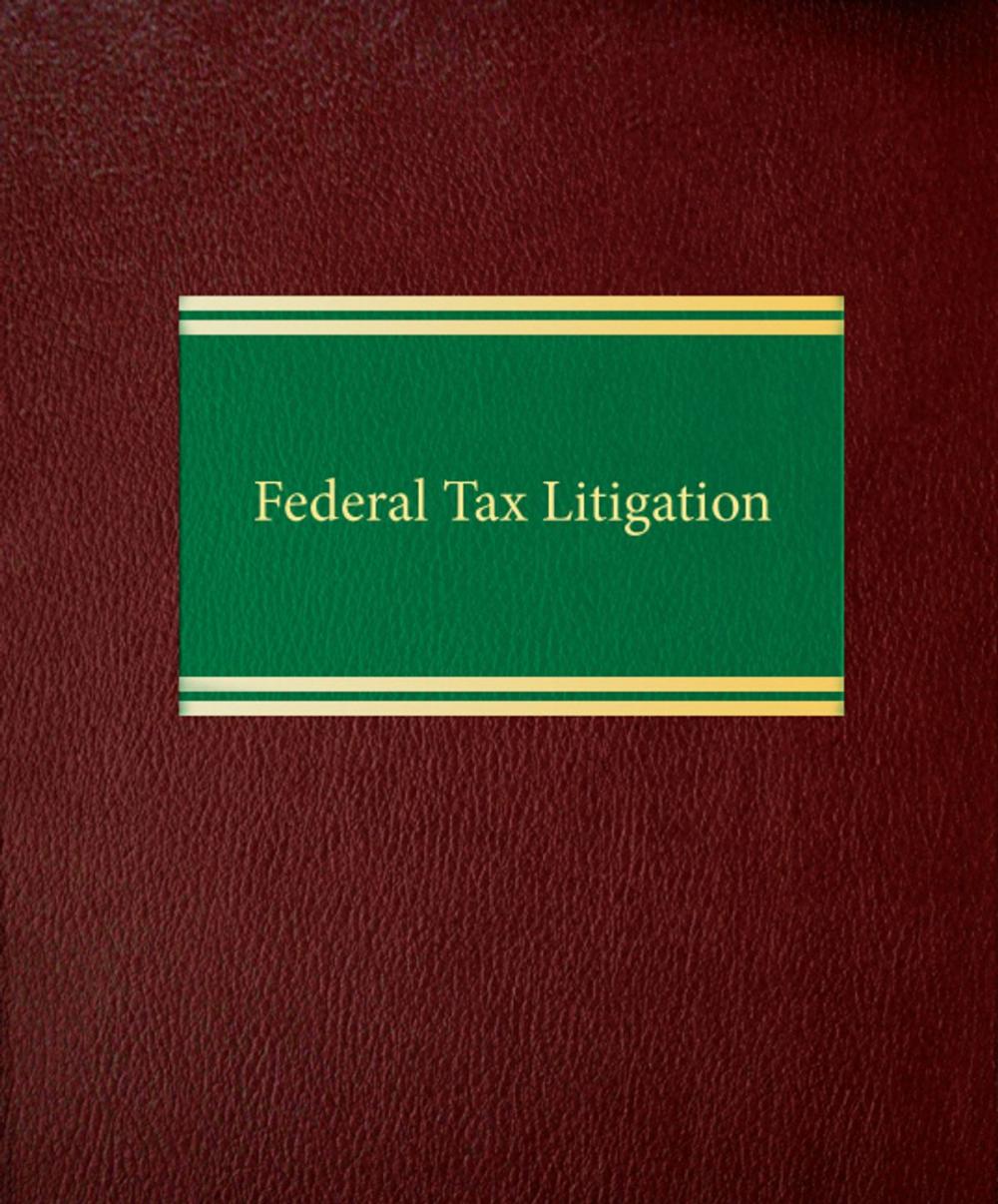Big bigCover of Federal Tax Litigation