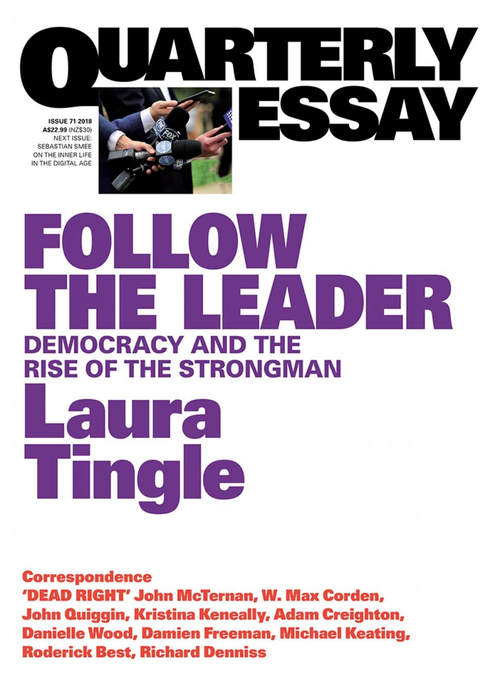 Big bigCover of Quarterly Essay 71 Follow the Leader