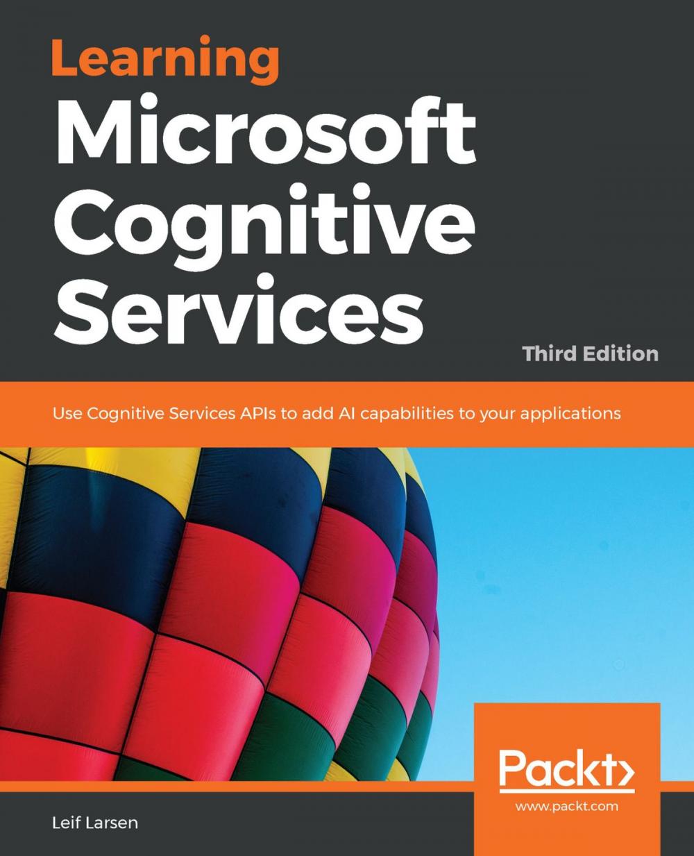 Big bigCover of Learning Microsoft Cognitive Services