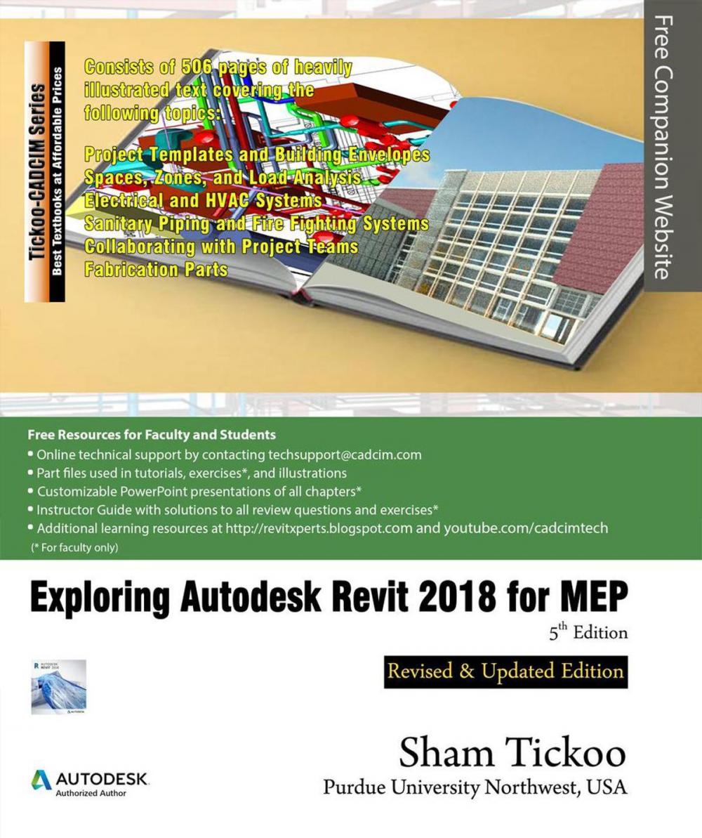 Big bigCover of Exploring Autodesk Revit 2018 for MEP, 5th Edition