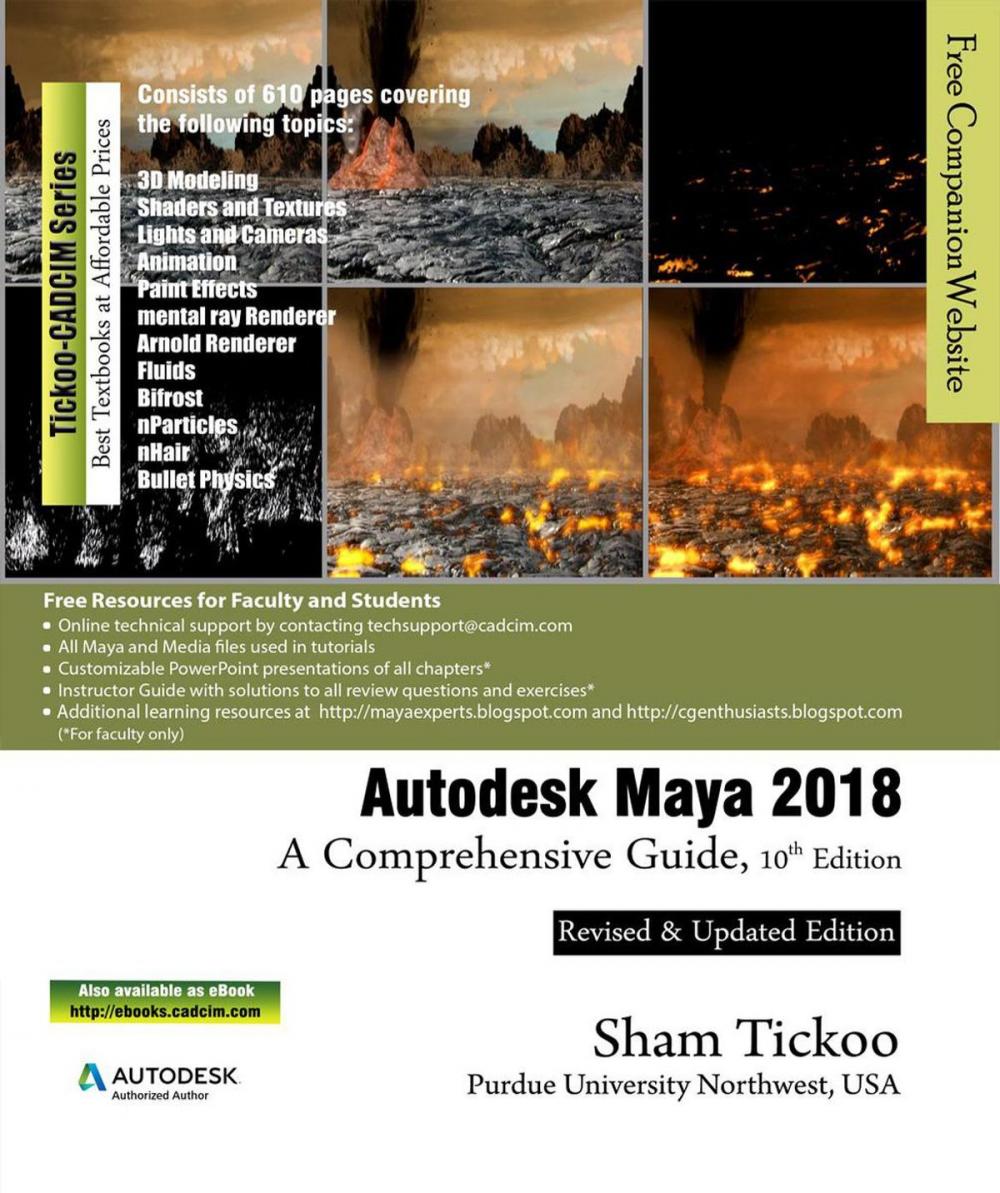 Big bigCover of Autodesk Maya 2018: A Comprehensive Guide, 10th Edition