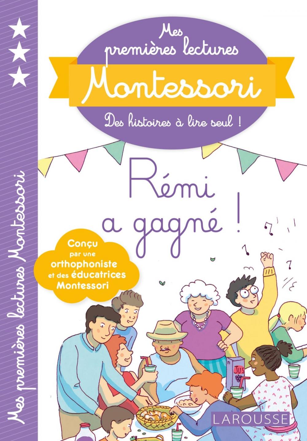 Big bigCover of Mes premières lectures Montessori Rémi a gagné!