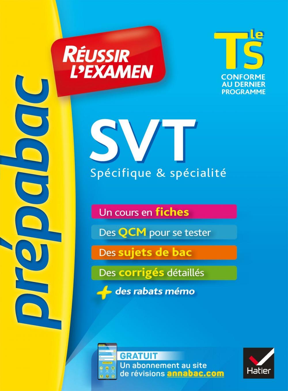 Big bigCover of SVT Tle S spécifique & spécialité - Prépabac Réussir l'examen