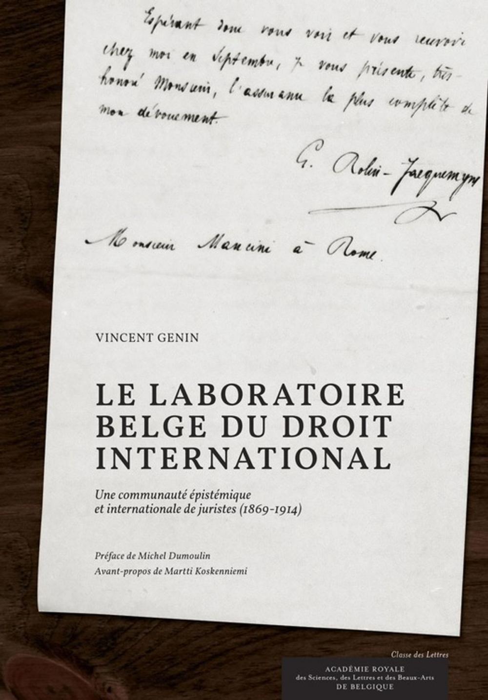 Big bigCover of Le laboratoire belge du droit international