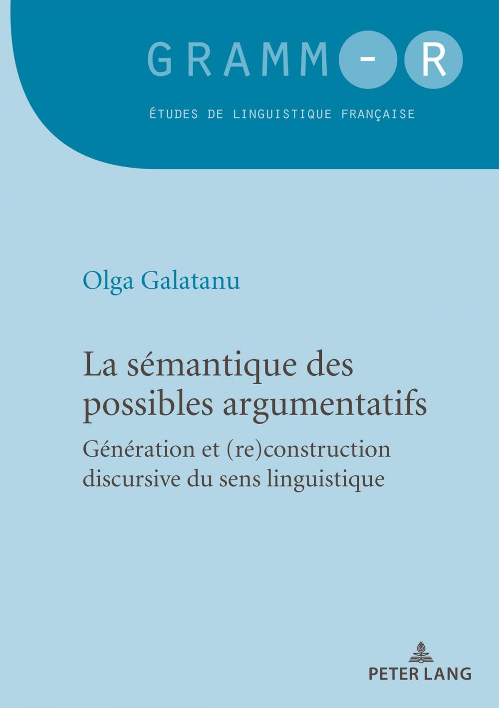 Big bigCover of La sémantique des possibles argumentatifs