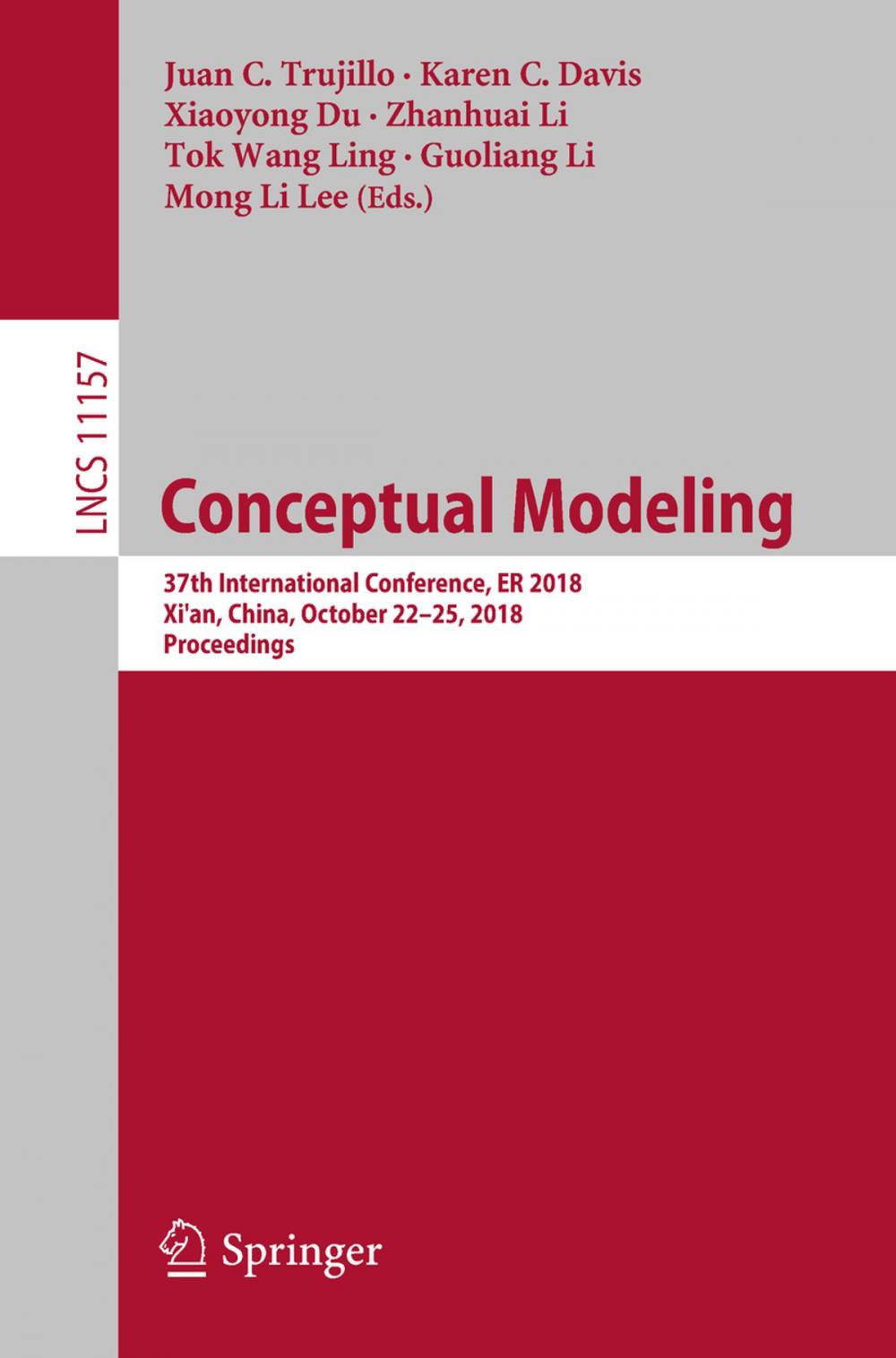 Big bigCover of Conceptual Modeling