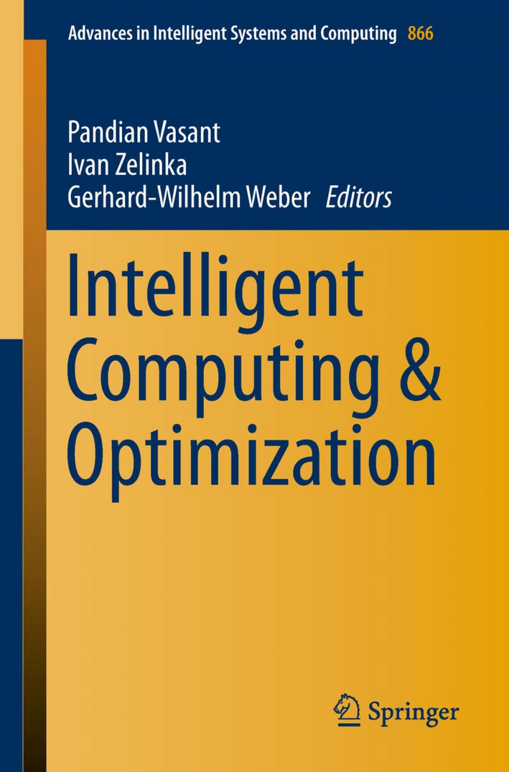 Big bigCover of Intelligent Computing & Optimization