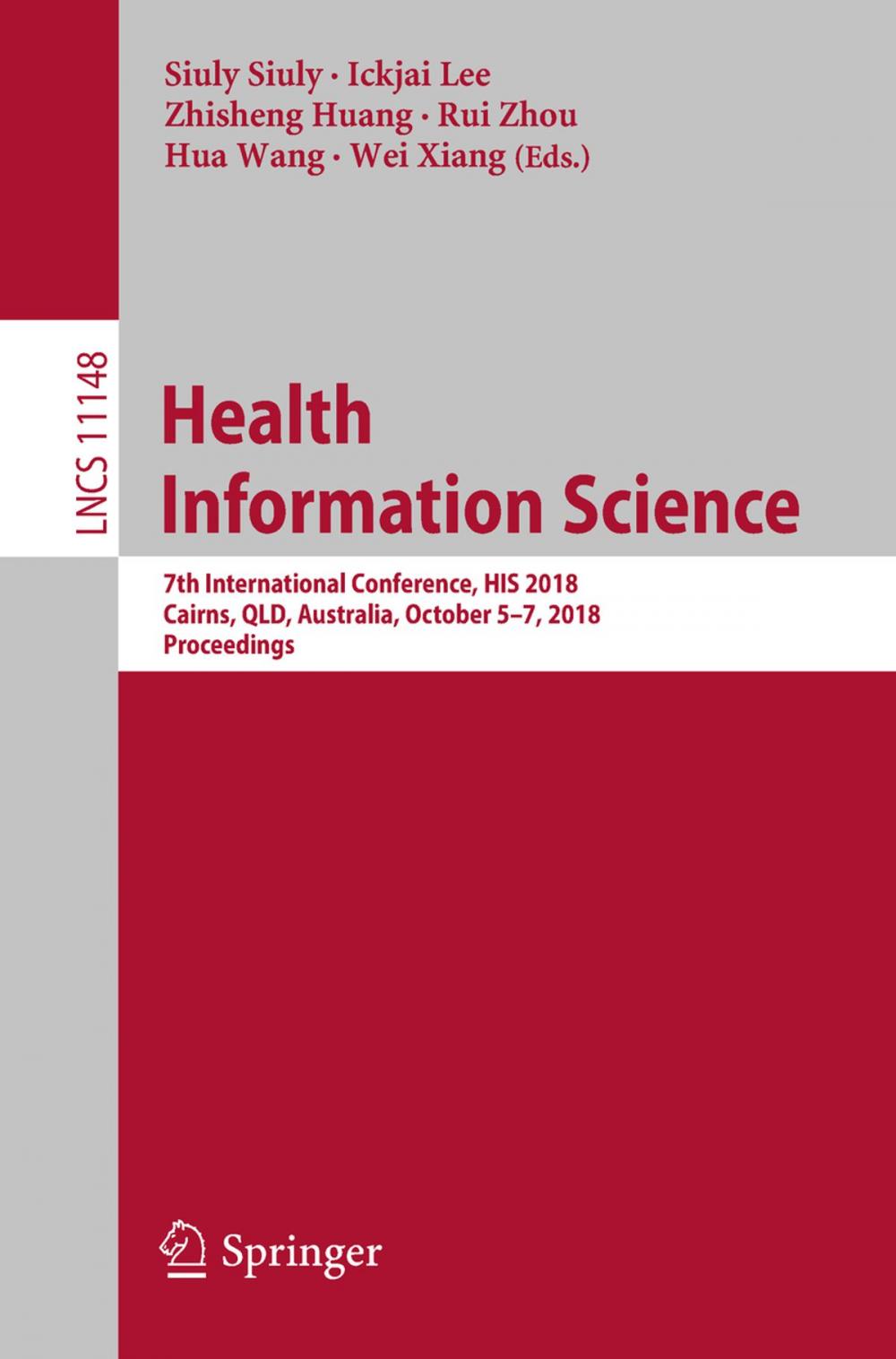 Big bigCover of Health Information Science