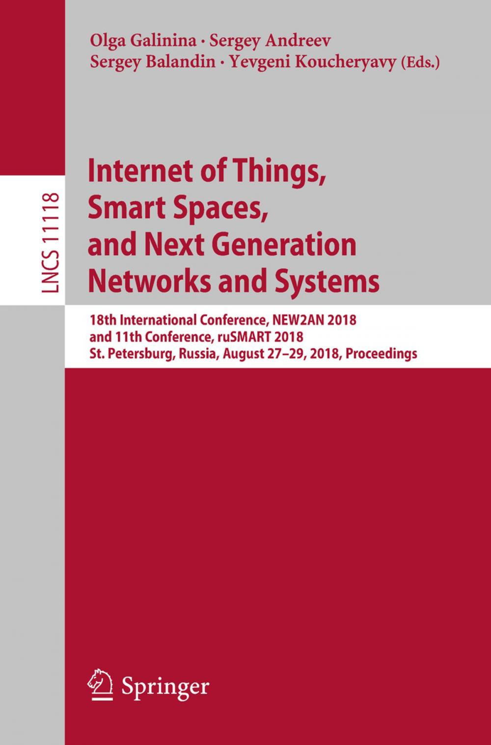 Big bigCover of Internet of Things, Smart Spaces, and Next Generation Networks and Systems