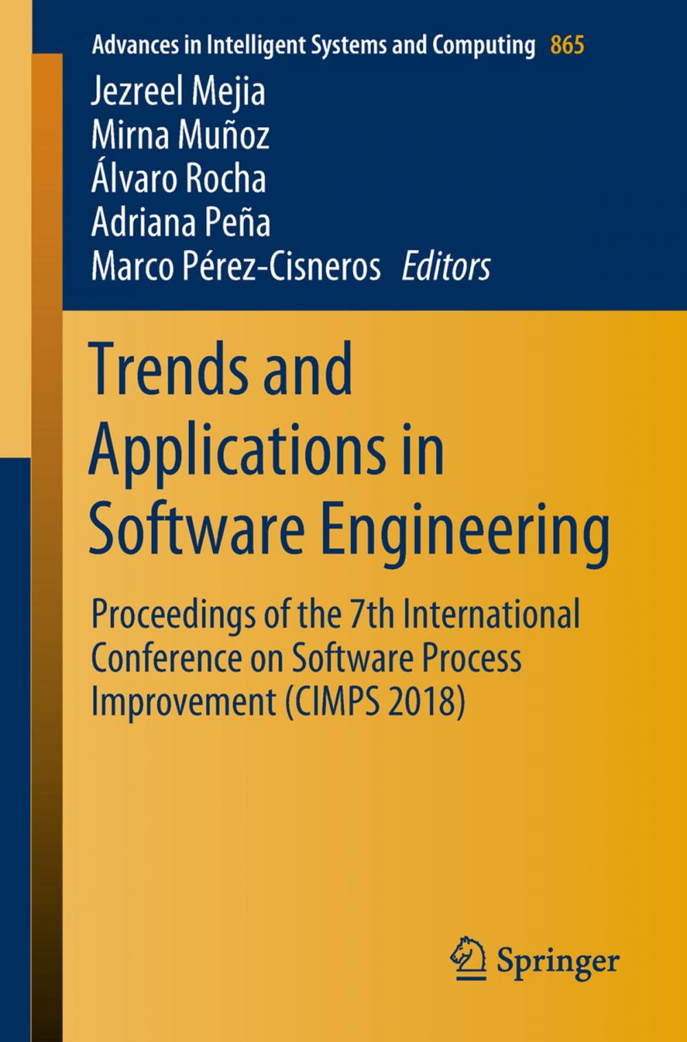 Big bigCover of Trends and Applications in Software Engineering